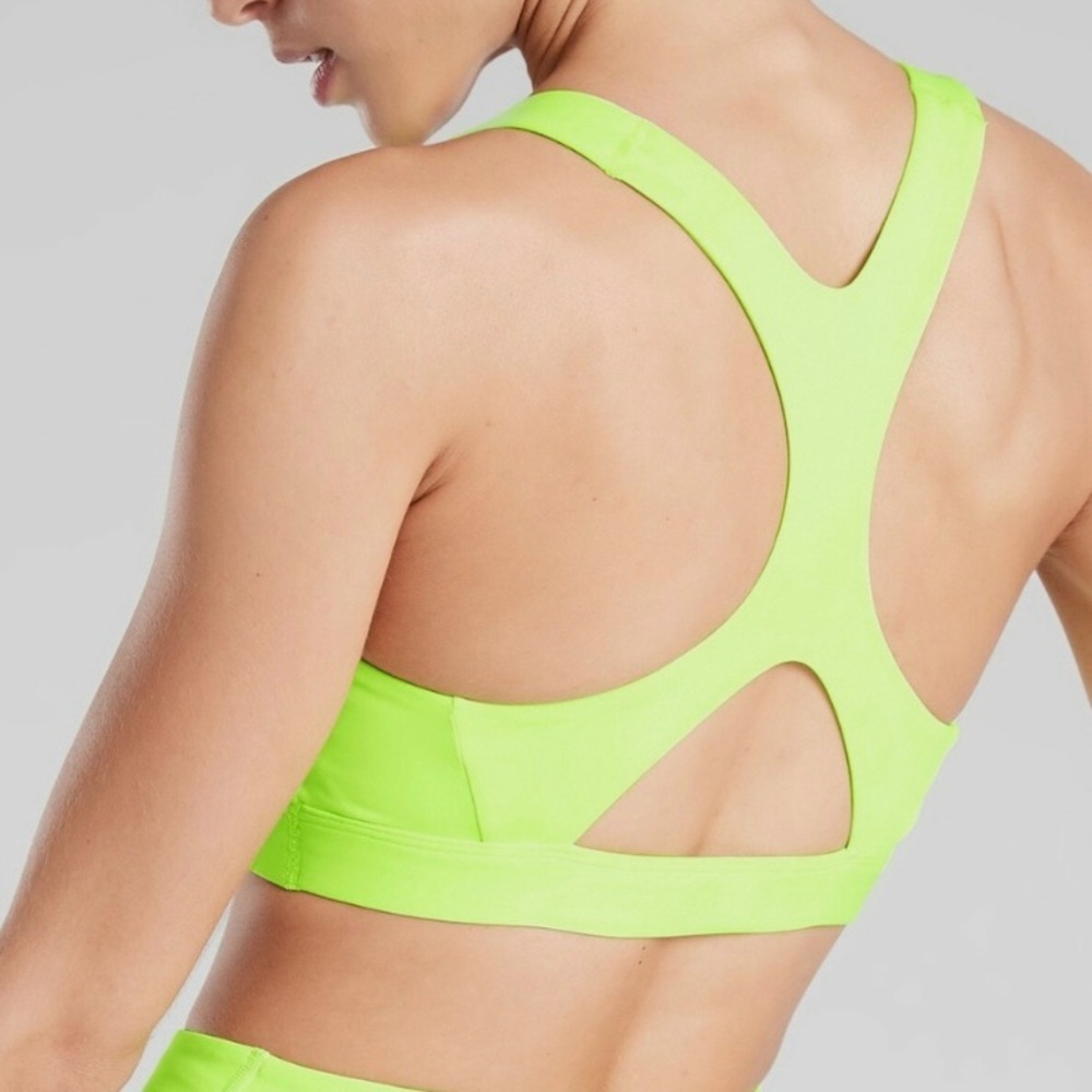 Women’s Athleta Ultimate Sports Bra Dark Fiber Optic LYCRA Sz. Small - Picture 3 of 7